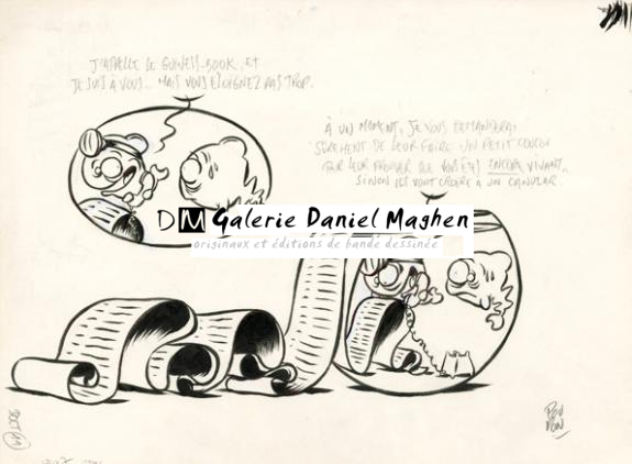 Téléphone - Nicolas Poupon - Encre de Chine et mine de plomb sur papier - 2178