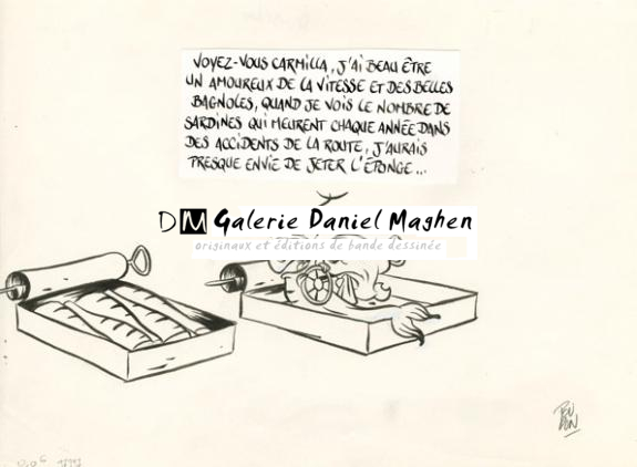 Accident - Nicolas Poupon - Encre de Chine et mine de plomb sur papier - 2179