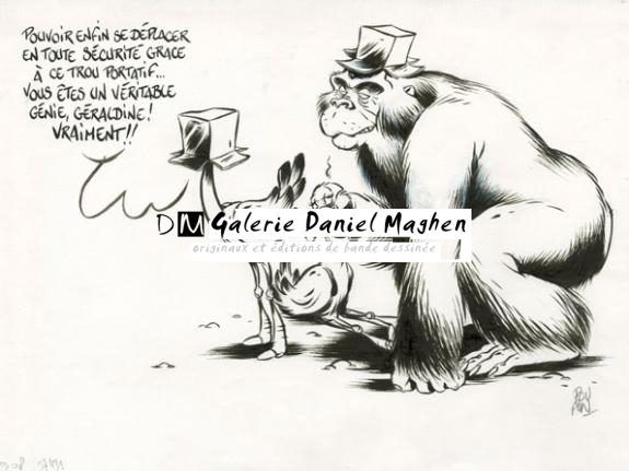 Chapeau - Nicolas Poupon - Encre de Chine et mine de plomb sur papier - 2185