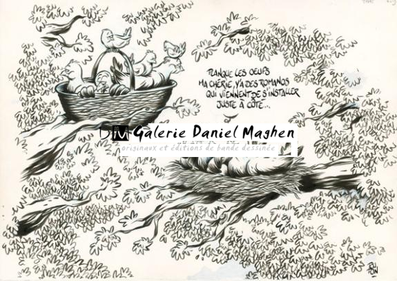 Nid - Nicolas Poupon - Encre de Chine et mine de plomb sur papier - 2188