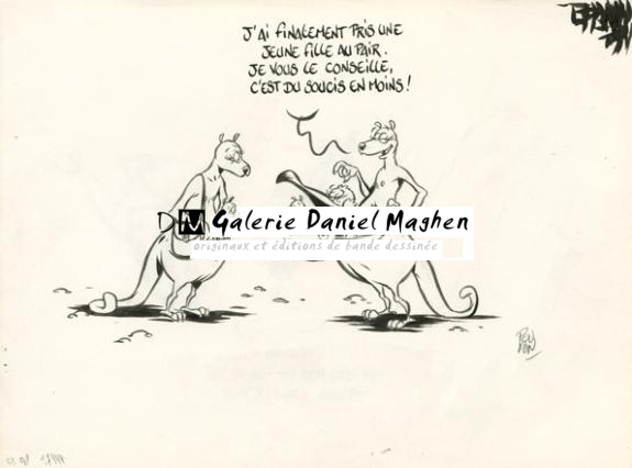 Poche - Nicolas Poupon - Encre de Chine et mine de plomb sur papier - 2189