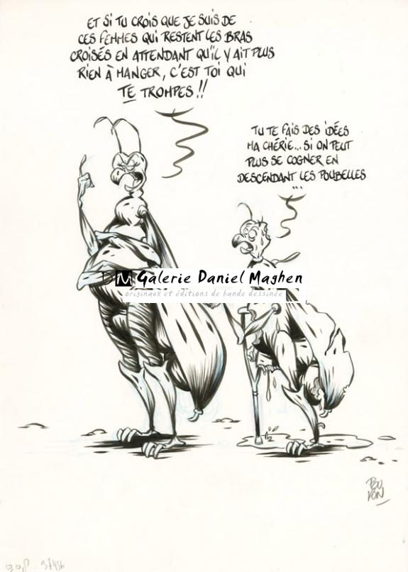 Accident - Nicolas Poupon - Encre de Chine et mine de plomb sur papier - 2197