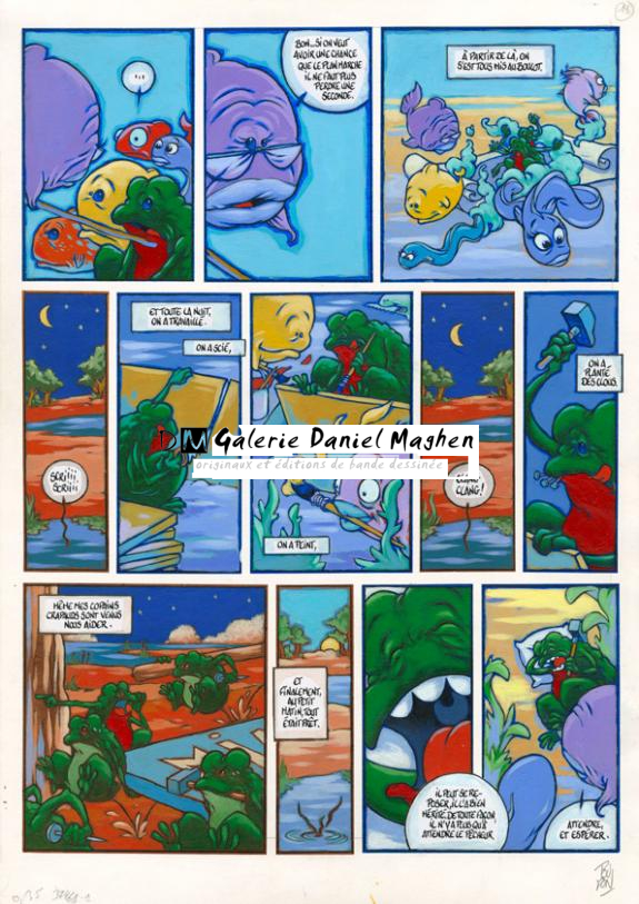 Page + crayonné - Nicolas Poupon - Acrylique - 2200