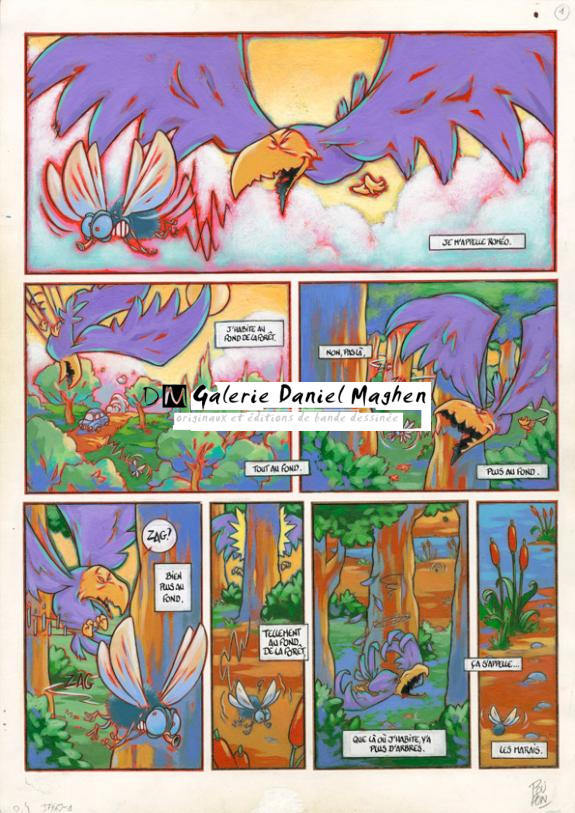 Page + crayonné - Nicolas Poupon - Acrylique - 2202