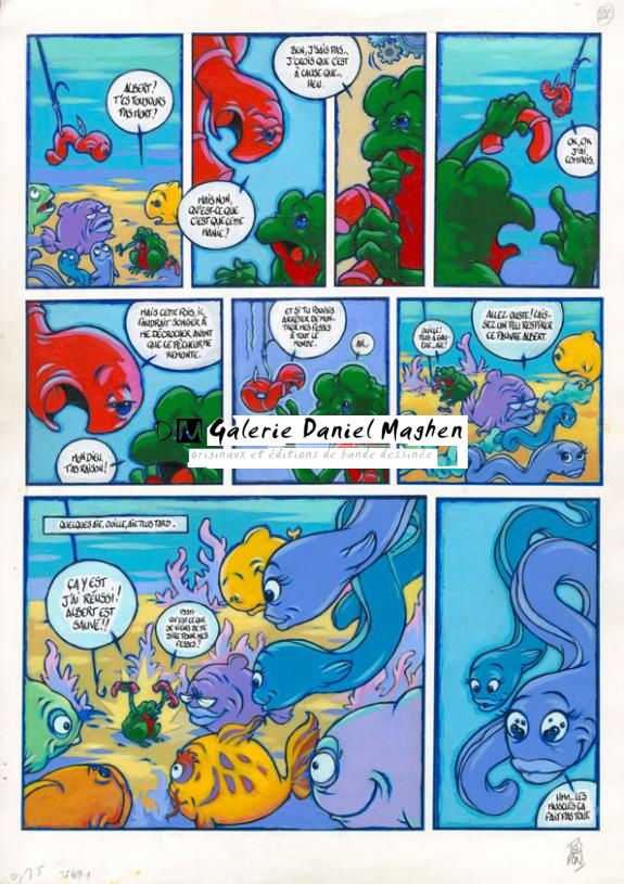 Page + crayonné - Nicolas Poupon - Acrylique - 2203