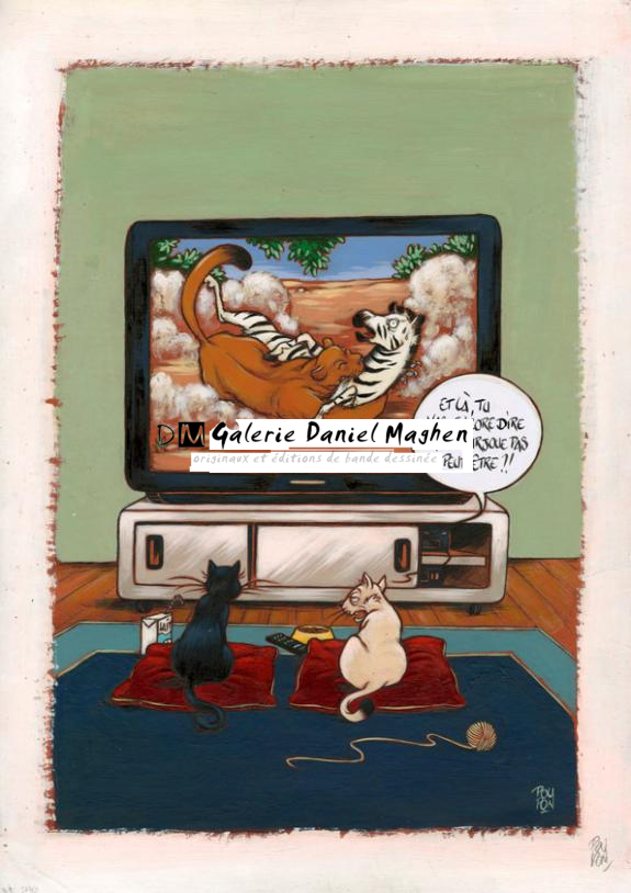 Chats - Nicolas Poupon - Acrylique - 2208