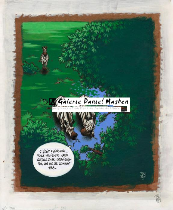 Zèbres - Nicolas Poupon - Acrylique - 2210