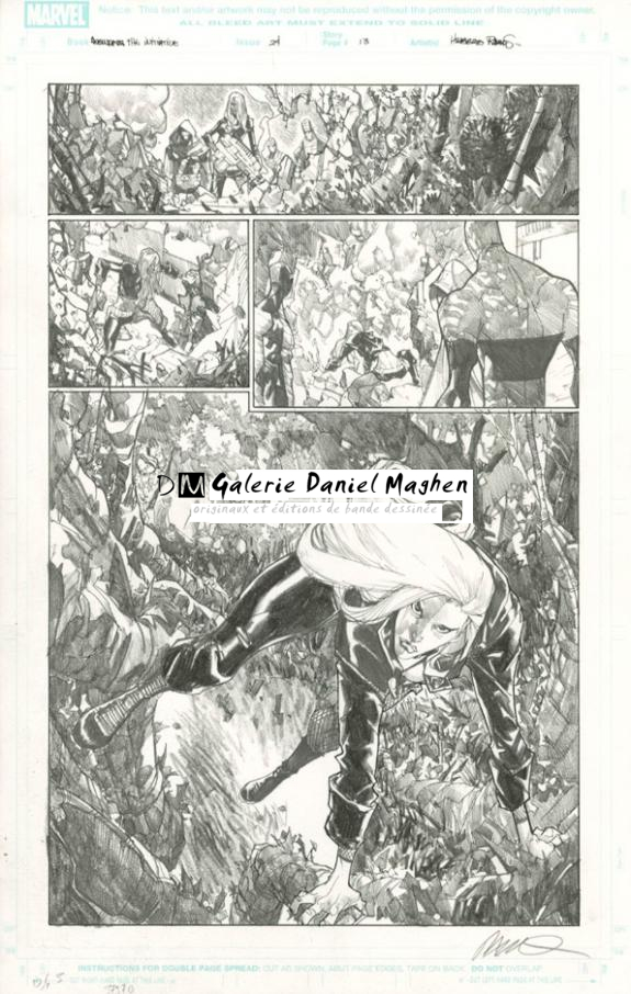 Issue 24 - page 13 - Humberto Ramos - Mine de plomb sur papier - 2213