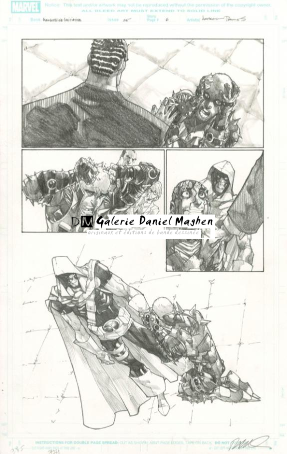 Issue 25 - page 06 - Humberto Ramos - Mine de plomb sur papier - 2214