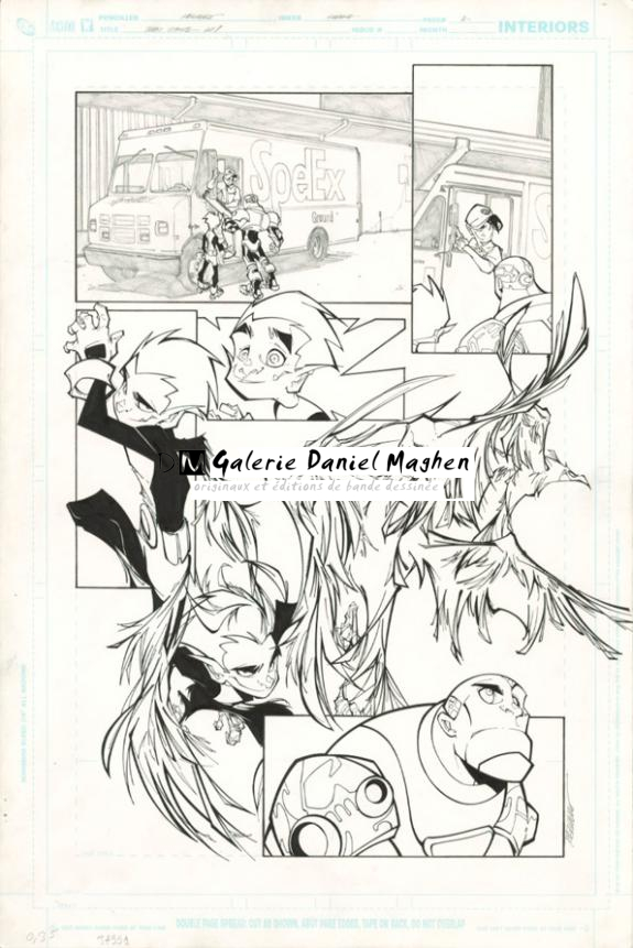 Page 02 - Francisco Herrera - Encre de Chine et mine de plomb sur papier - 2221