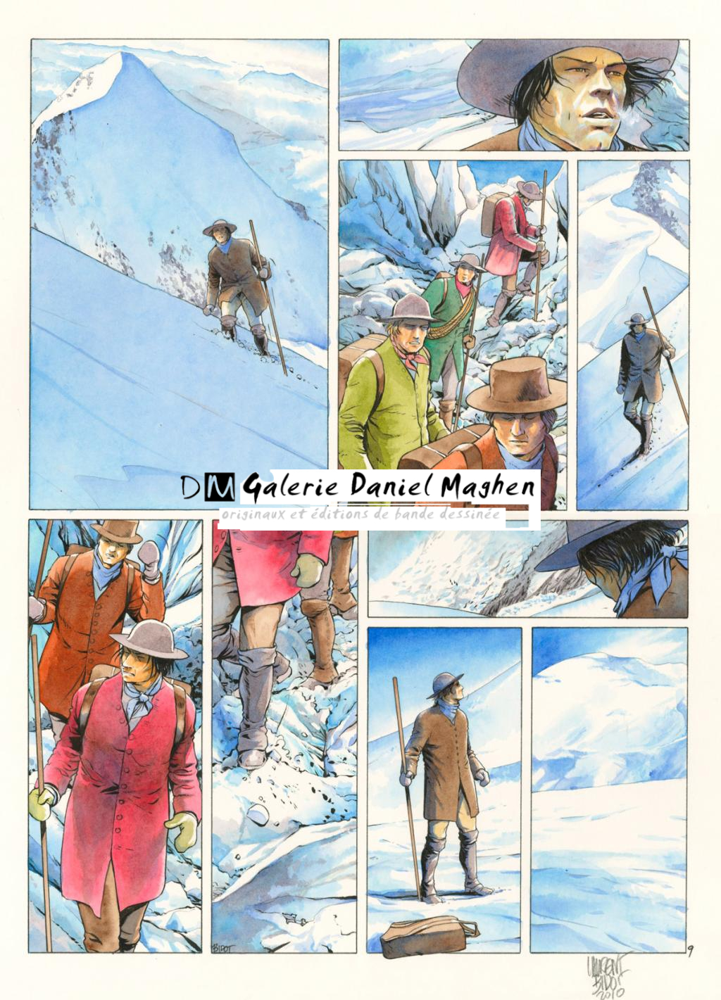 Planche 09 - Laurent Bidot - Encre de Chine, encre de couleur et crayon - 2223