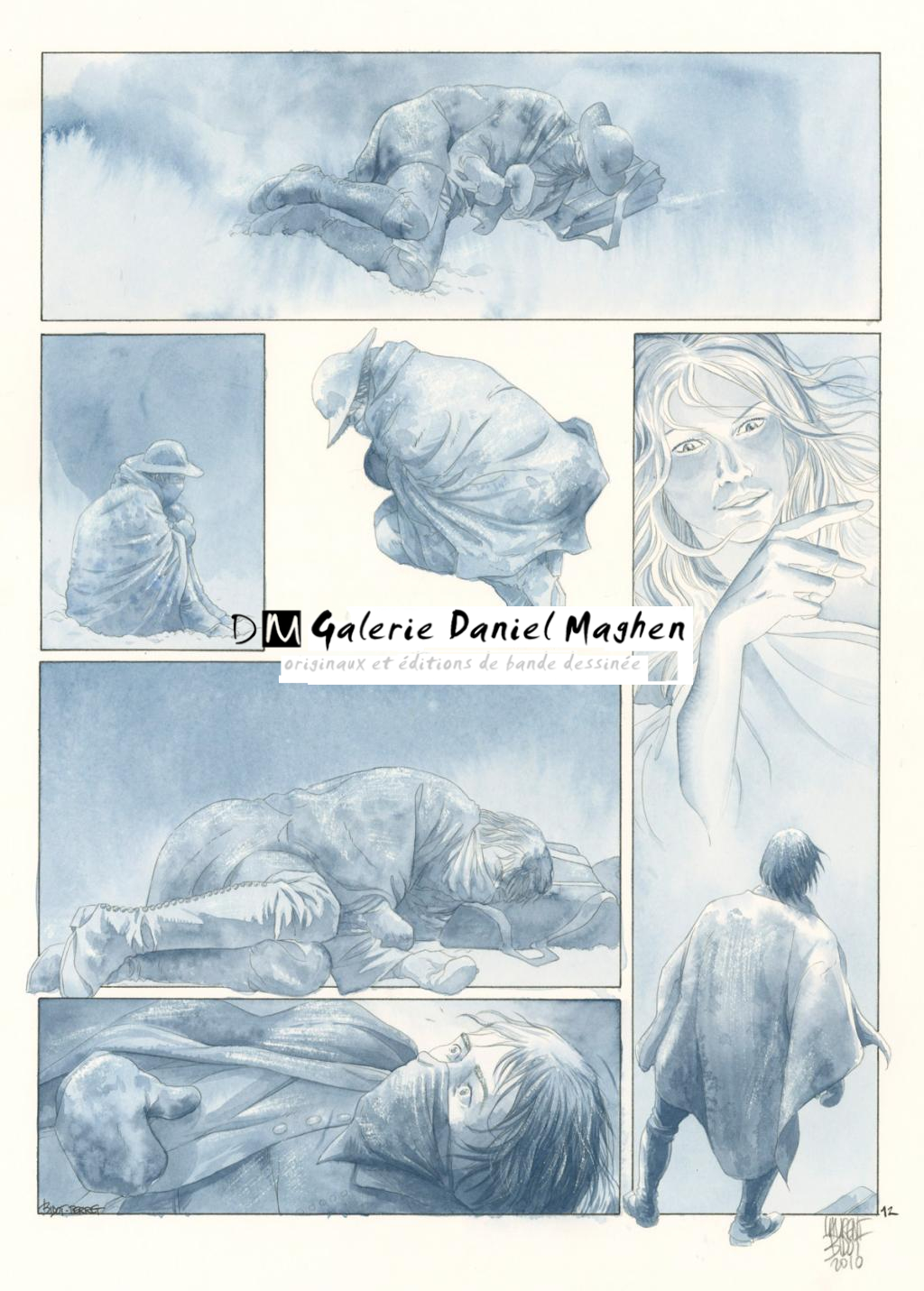 Planche 12 - Laurent Bidot - Encre de couleur et mine de plomb sur papier - 2226