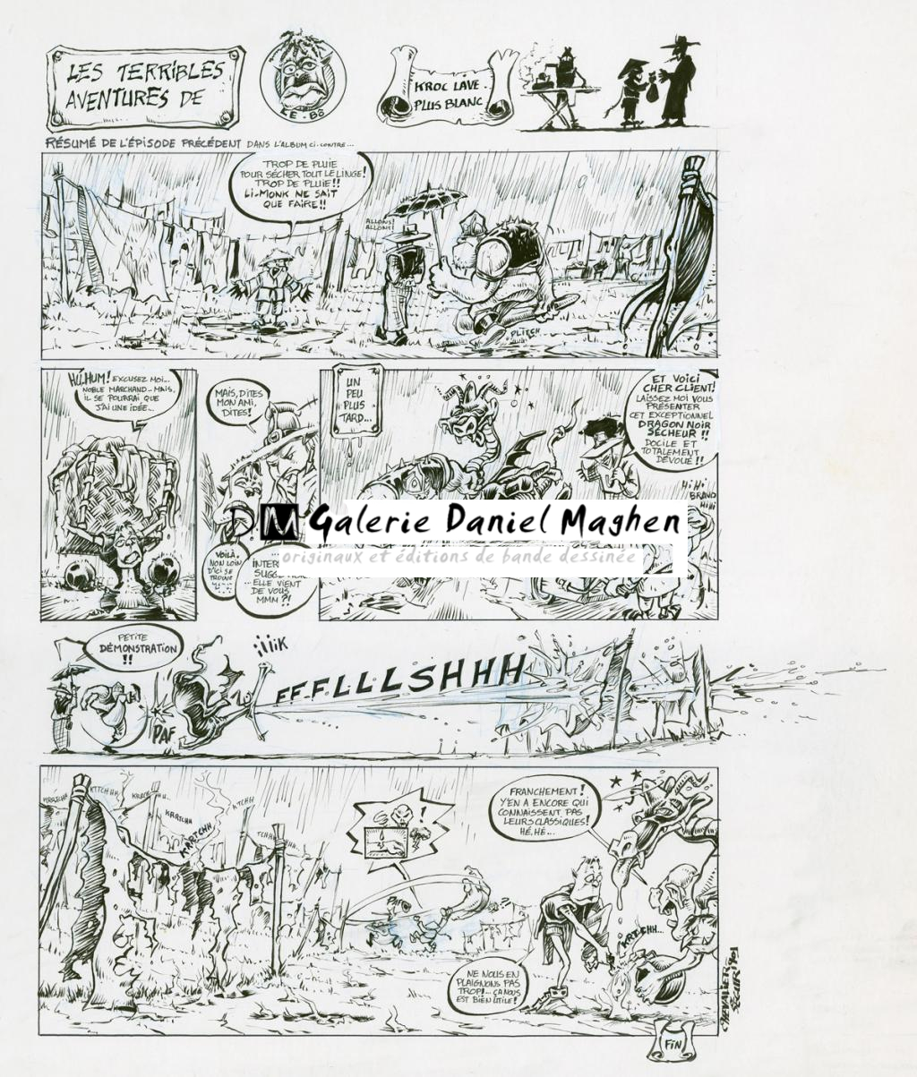 Kroc lave plus blanc - Thierry Ségur - Encre de Chine - 2388