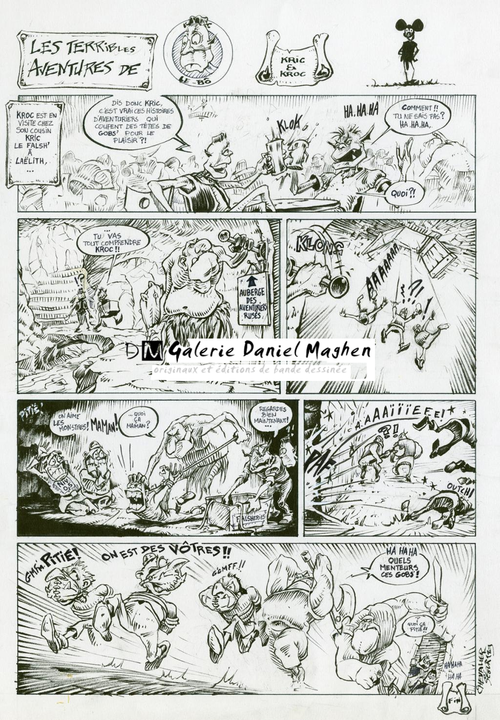 Kric en Kroc - Thierry Ségur - Encre de Chine - 2389