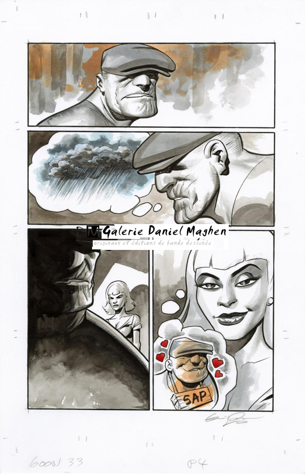 # 33 - page 4 - Eric Powell - Encre de Chine et encre de couleur sur papier - 2364