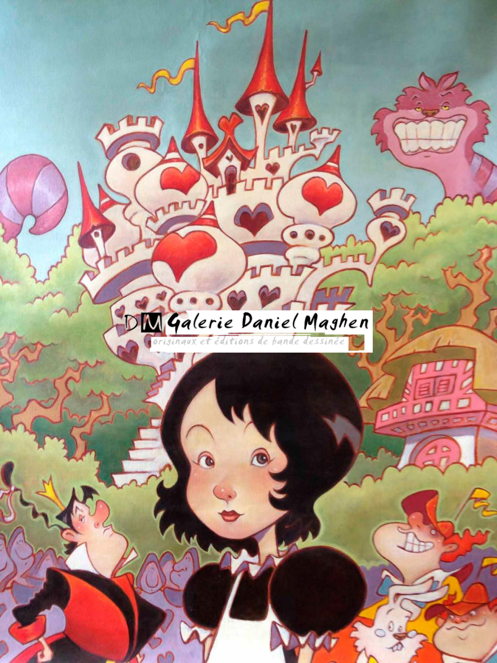 Sonny Liew
"Alice aux pays des merveilles" de Lewis Caroll - The Book Show - Technique mixte sur papier - 2515