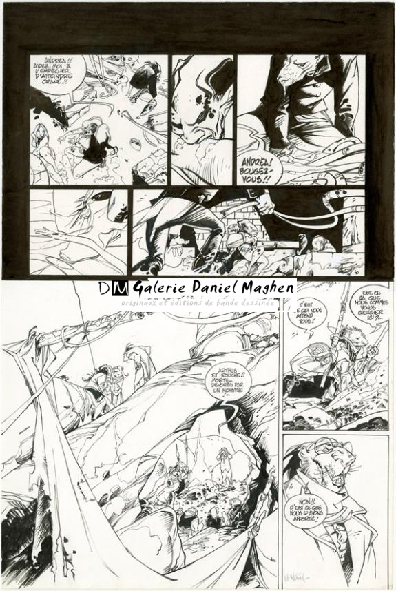Planche 40 - Claire Wendling - Encre de Chine - 2997