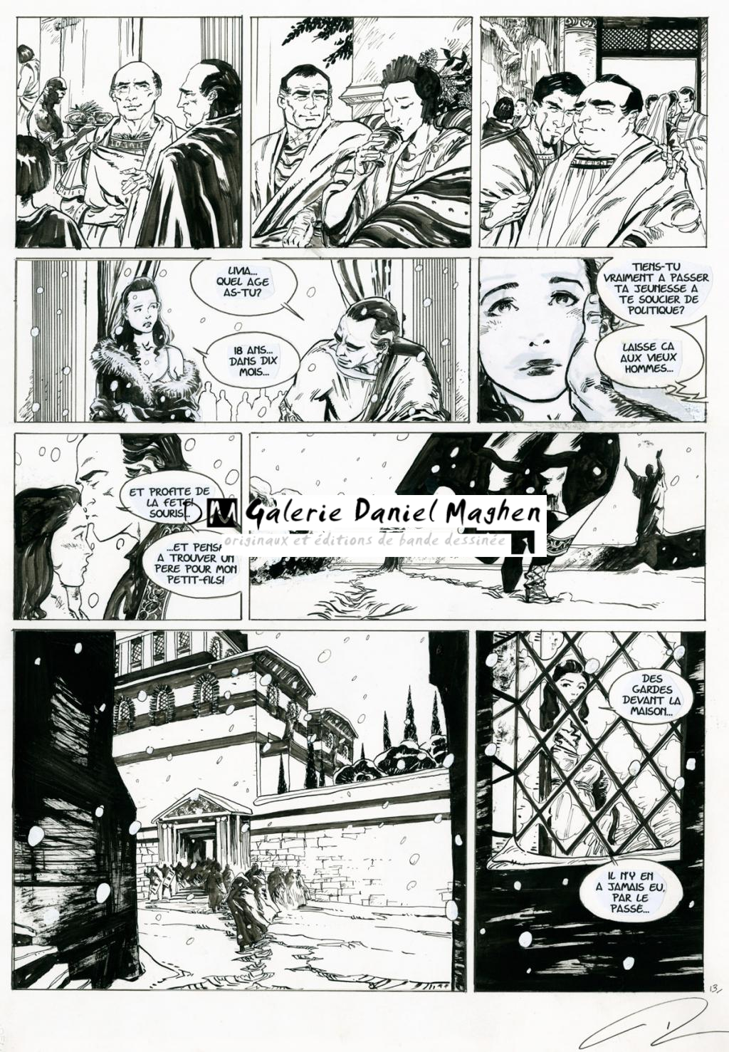 Planche 13 (rustines case 4 et 5) - Robin Recht - Encre de Chine sur papier - 2280