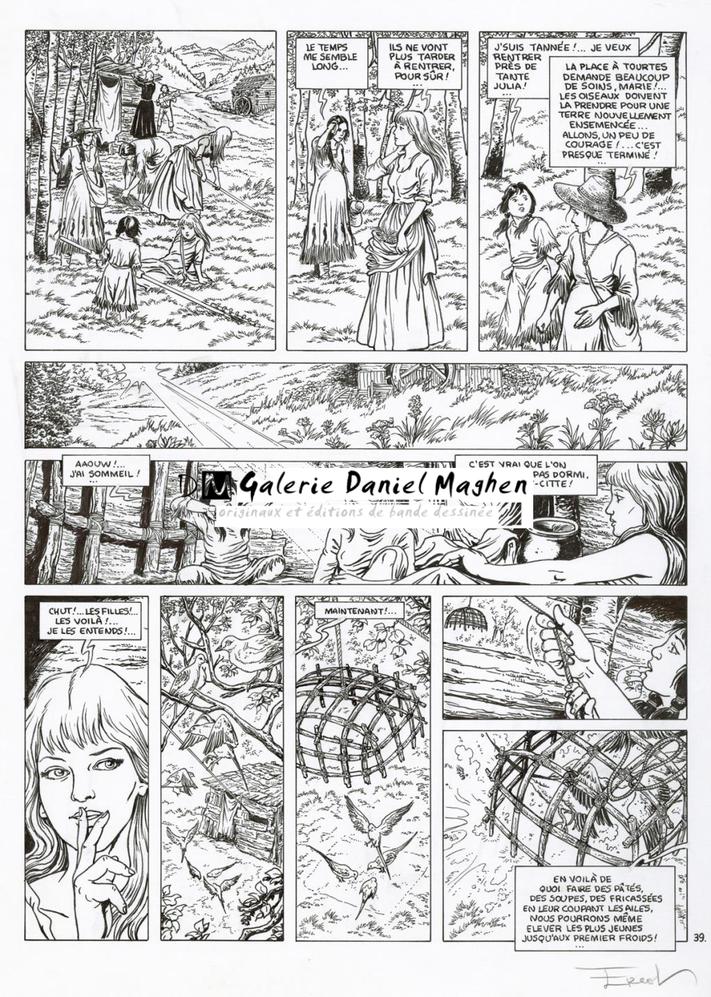 Planche 39 - Ersel - Encre de Chine sur papier - 2294