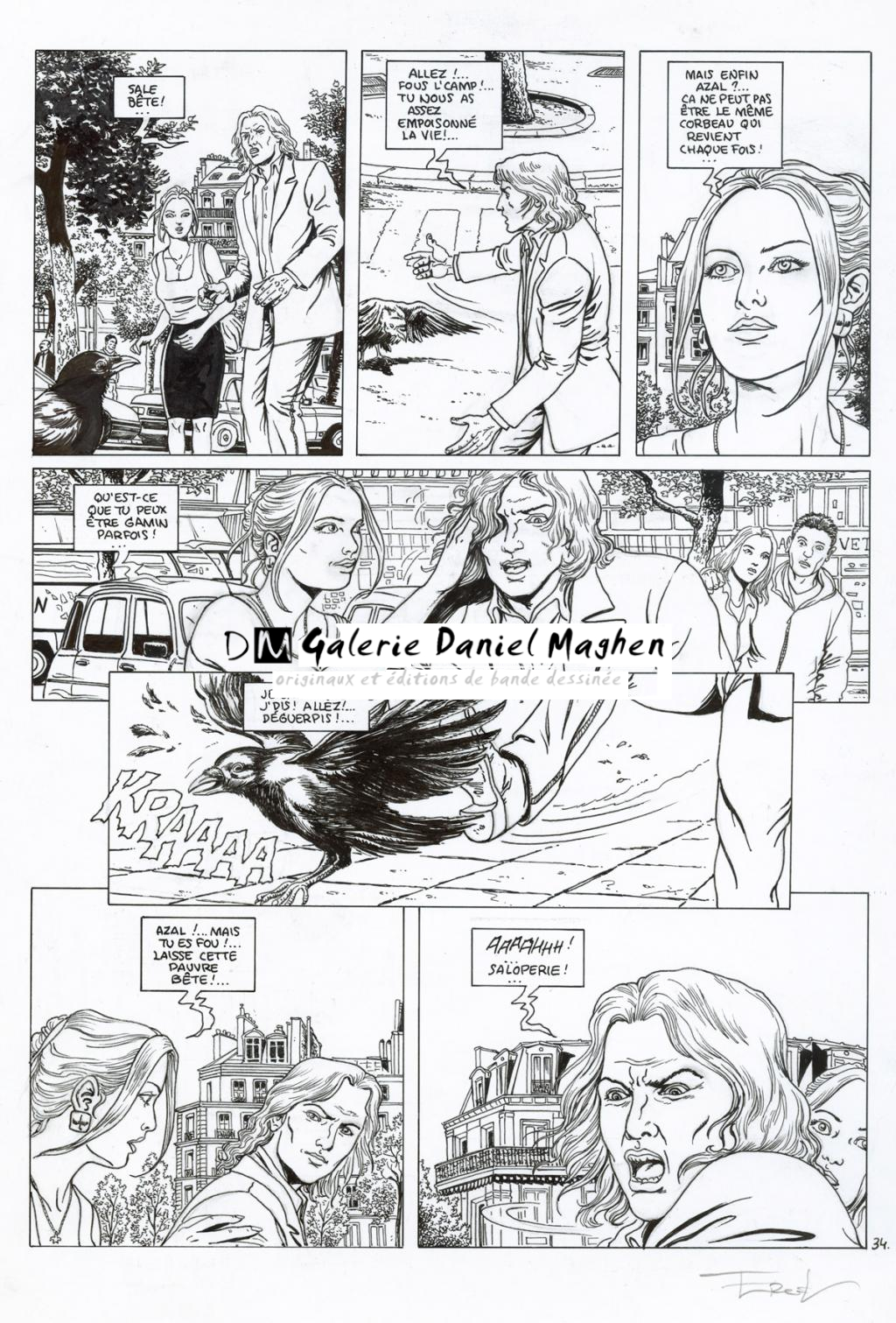 Planche 34 - Ersel - Encre de Chine sur papier - 2296