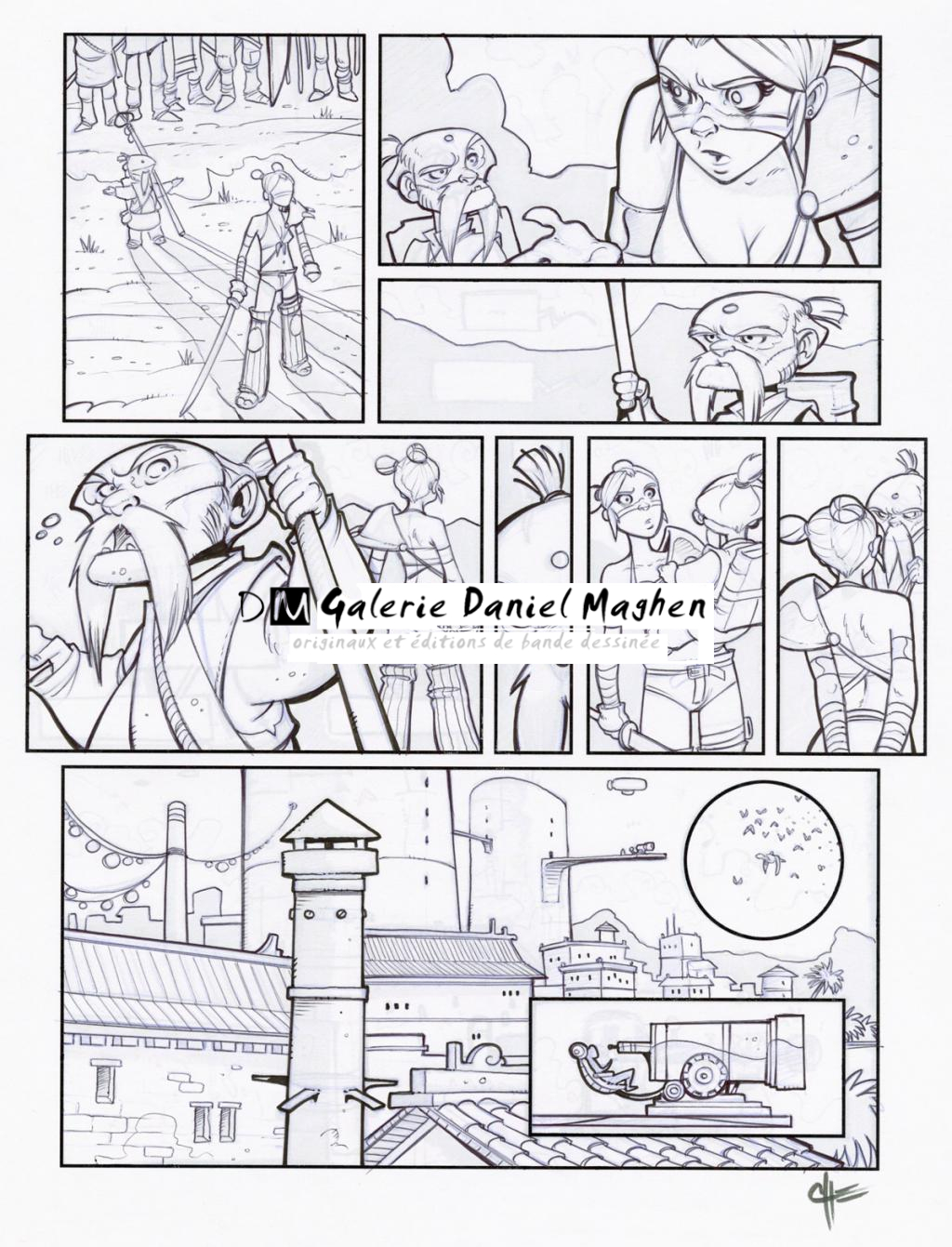 Planche encrée - John Simon Loche - Encre de Chine sur papier - 2310