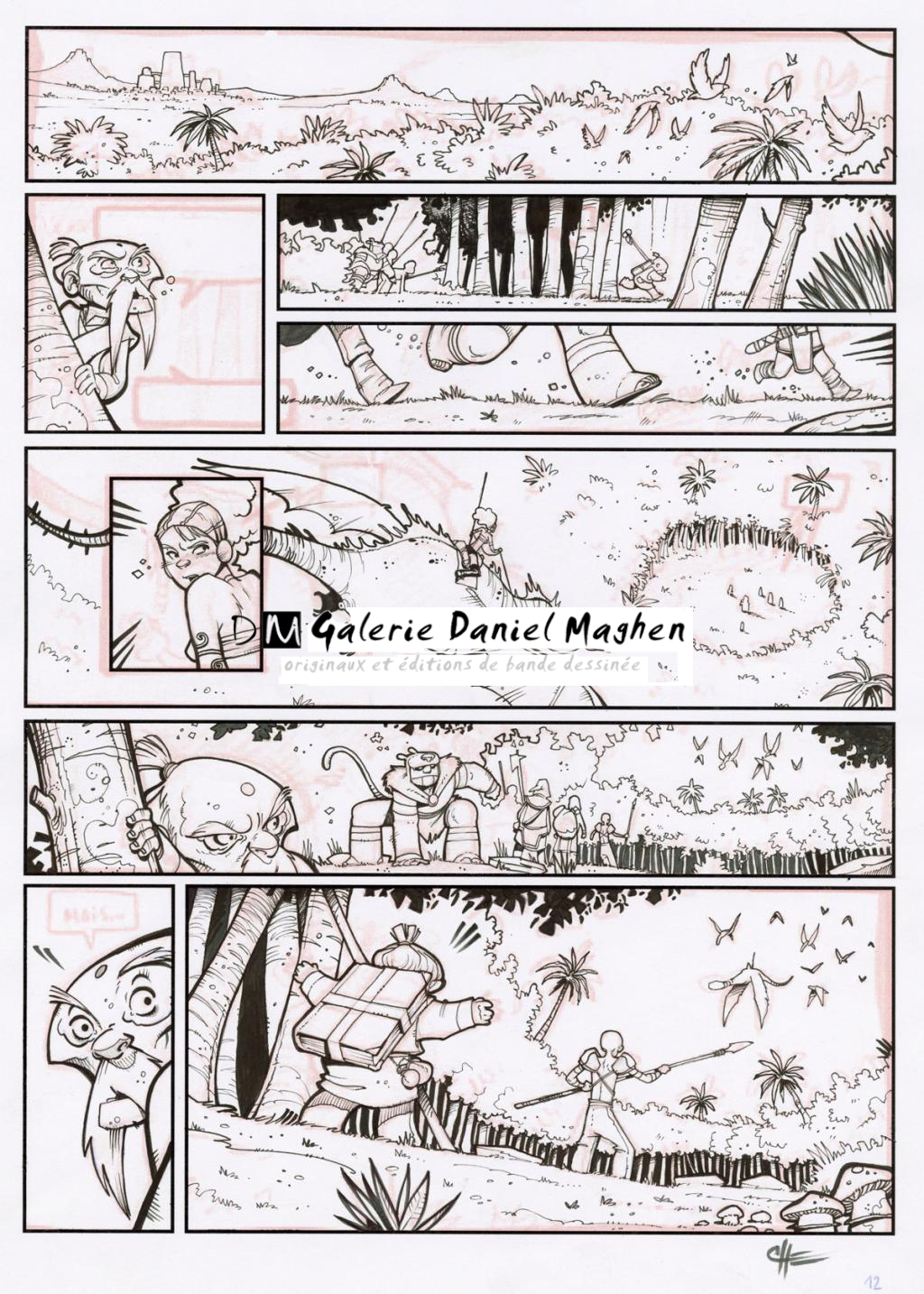 Planche 12 encrée - John Simon Loche - Encre de Chine sur papier - 2318