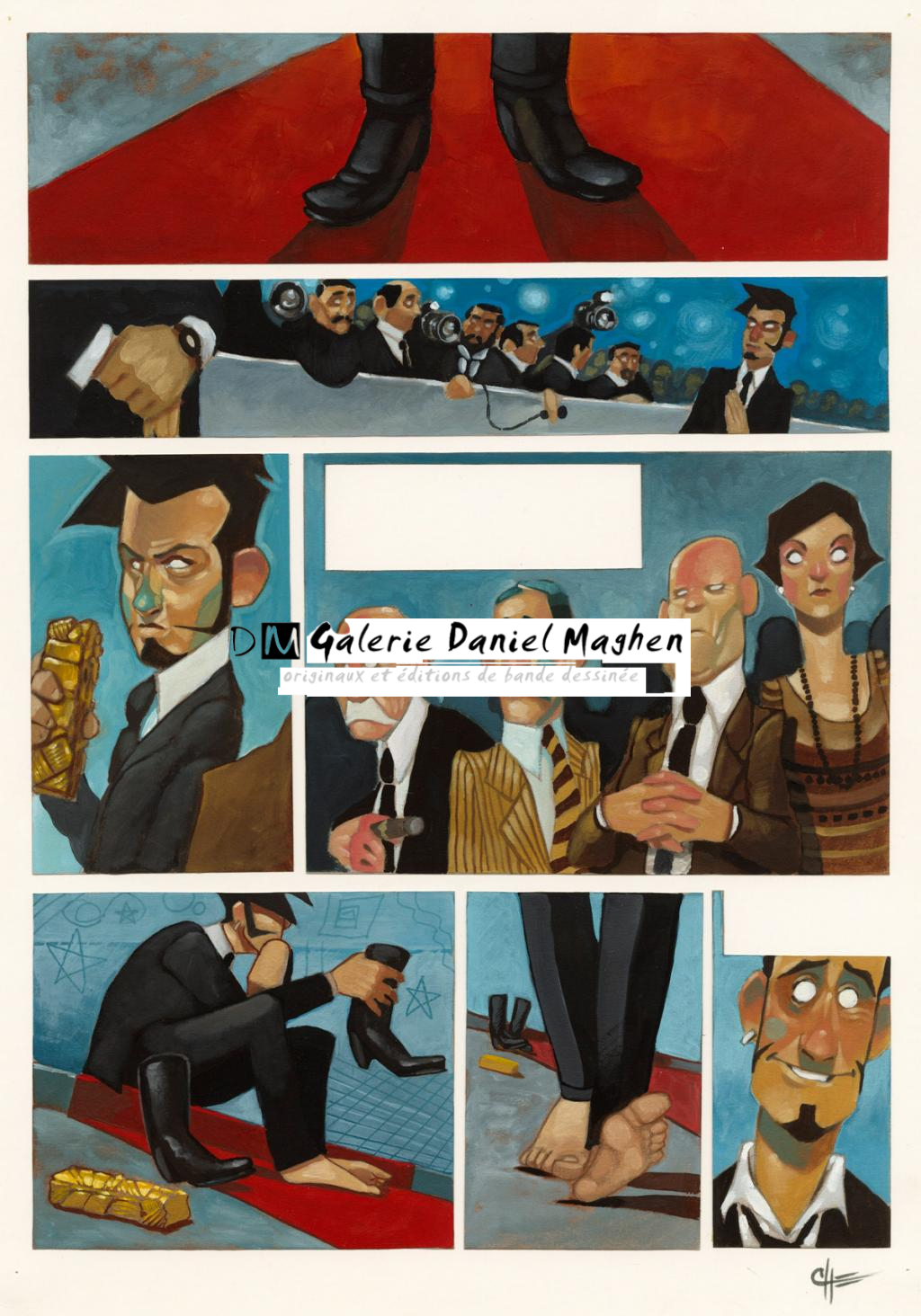 Planche - John Simon Loche - Acrylique - 2319