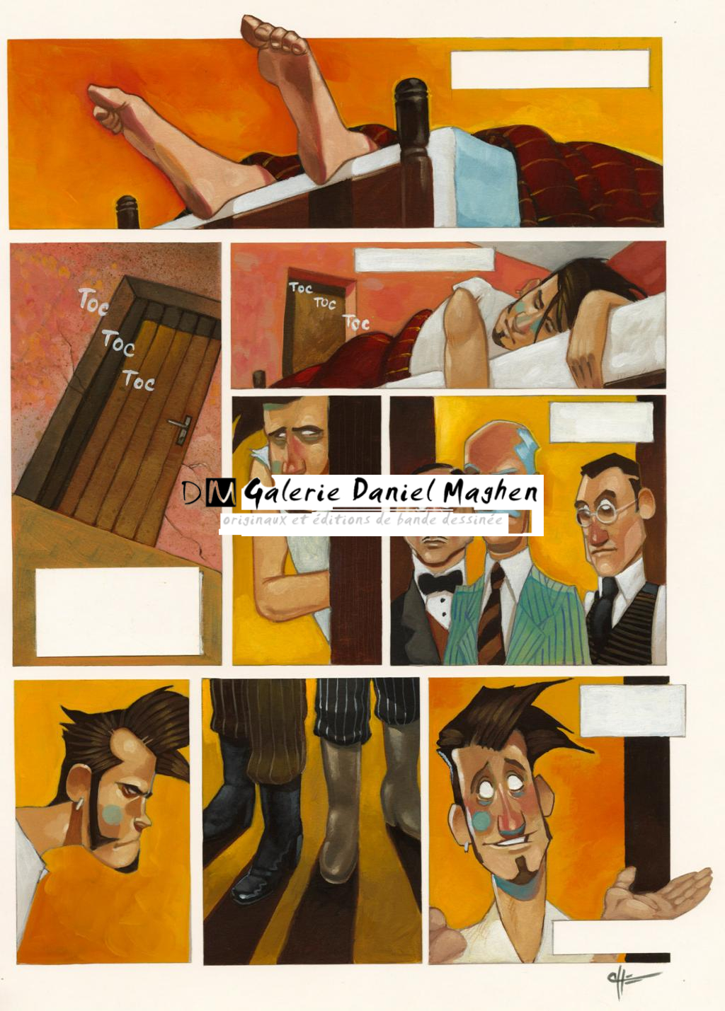 Planche - John Simon Loche - Acrylique - 2320