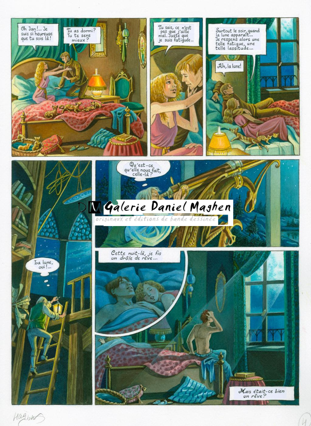 planche 04 - Florence Magnin - Encre de Chine et encre de couleur sur papier - 2342