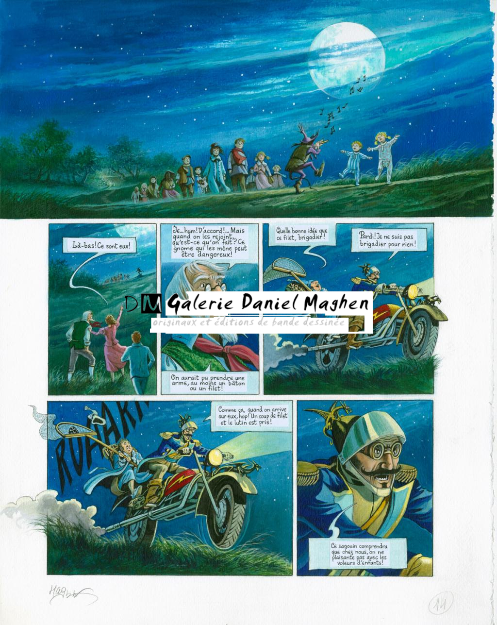 planche 14 - Florence Magnin - Encre de Chine et encre de couleur sur papier - 2344