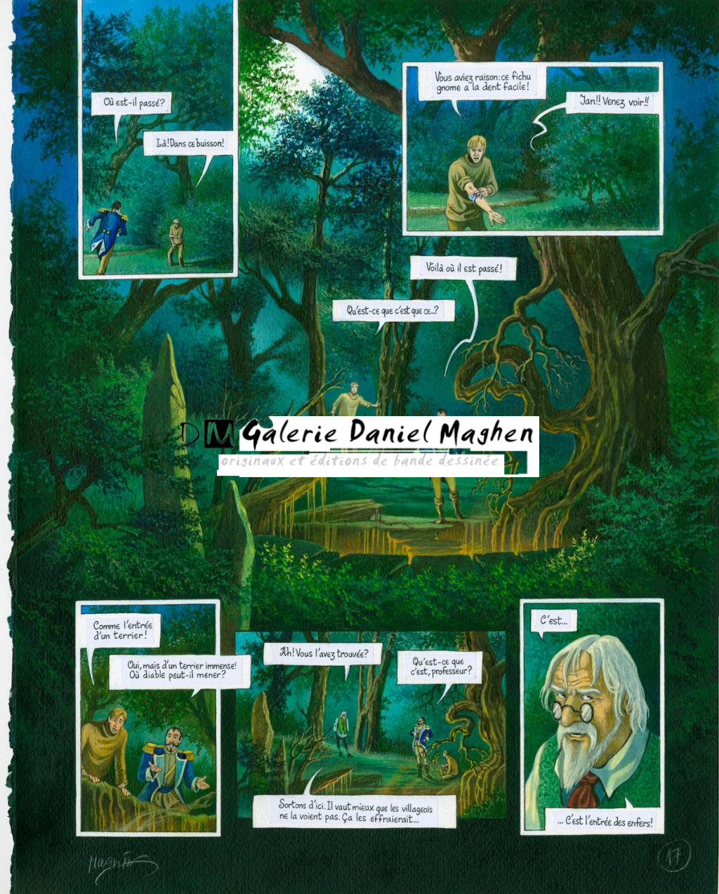 planche 17 - Florence Magnin - Encre de Chine et encre de couleur sur papier - 2345