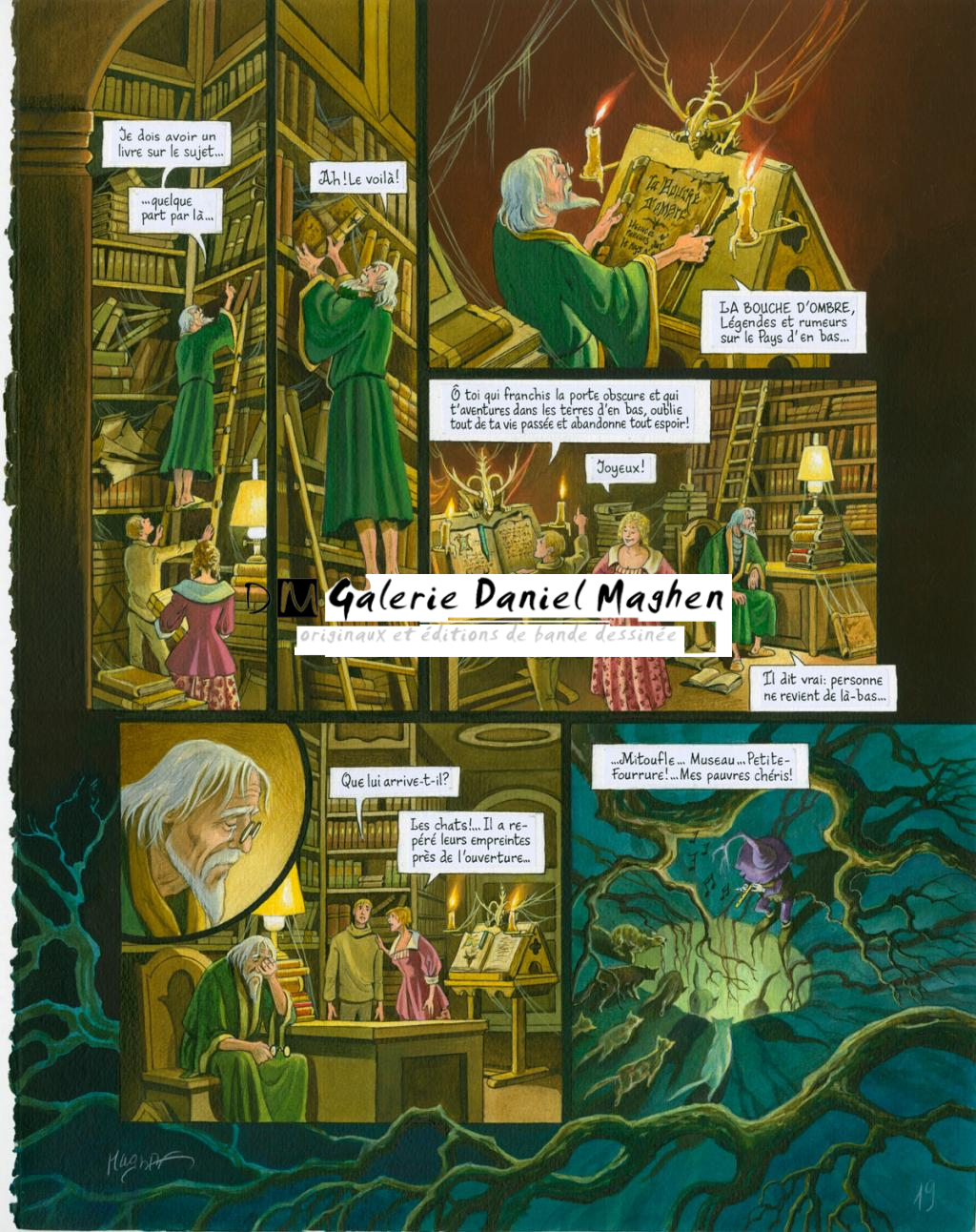 planche 19 - Florence Magnin - Encre de Chine et encre de couleur sur papier - 2346