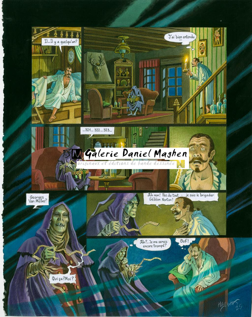 planche 25 - Florence Magnin - Encre de Chine et encre de couleur sur papier - 2347