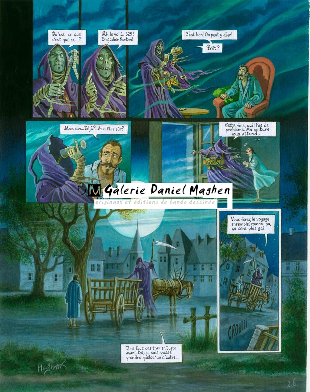 planche 26 - Florence Magnin - Encre de Chine et encre de couleur sur papier - 2348