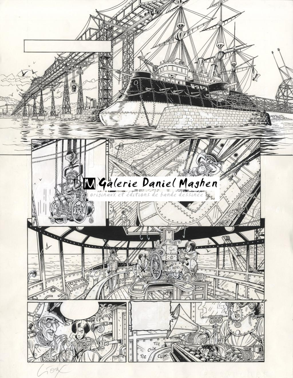 planche 17 rustines cases 1,2,3,5 et 6 - Thierry Gioux - Encre de Chine - 2327