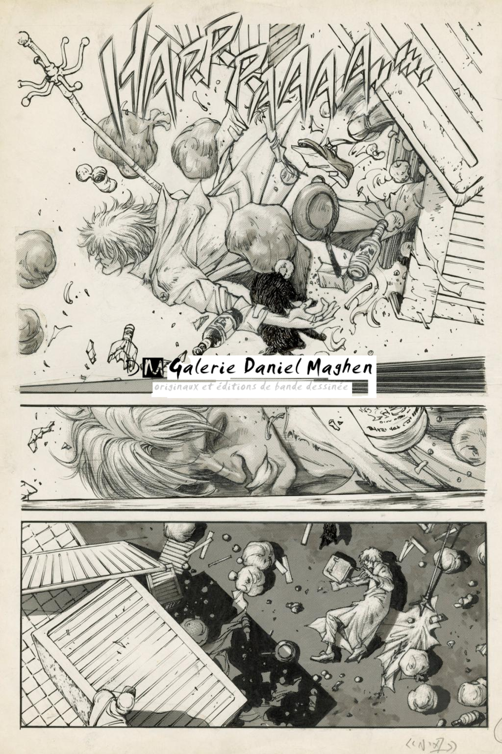 Planche 03 - trame collée - Zhang Xiao Yu - Encre de Chine et mine de plomb sur papier - 2350