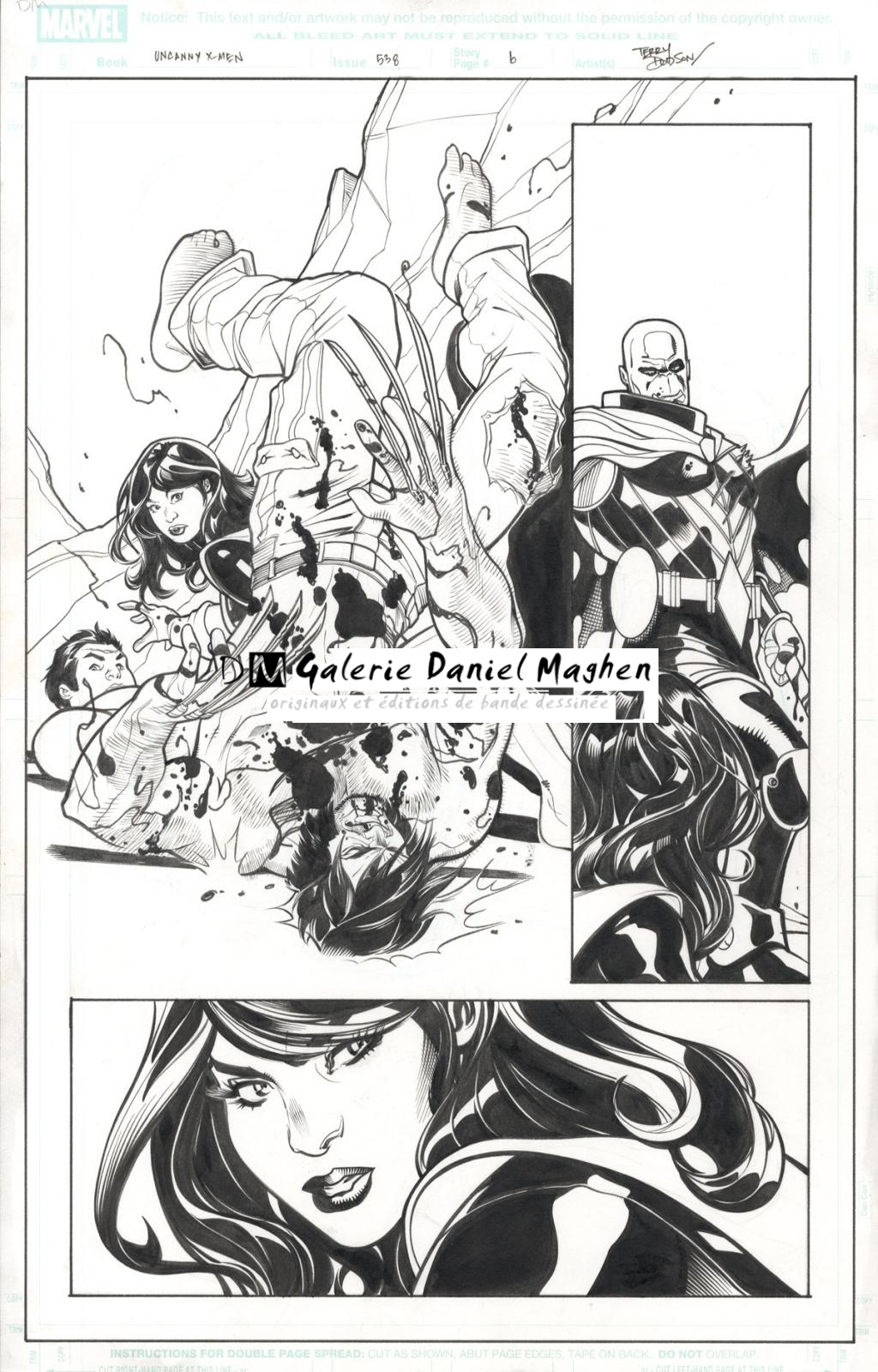 Issue #538 page 6 - Terry Dodson - Encre de Chine sur papier - 2420