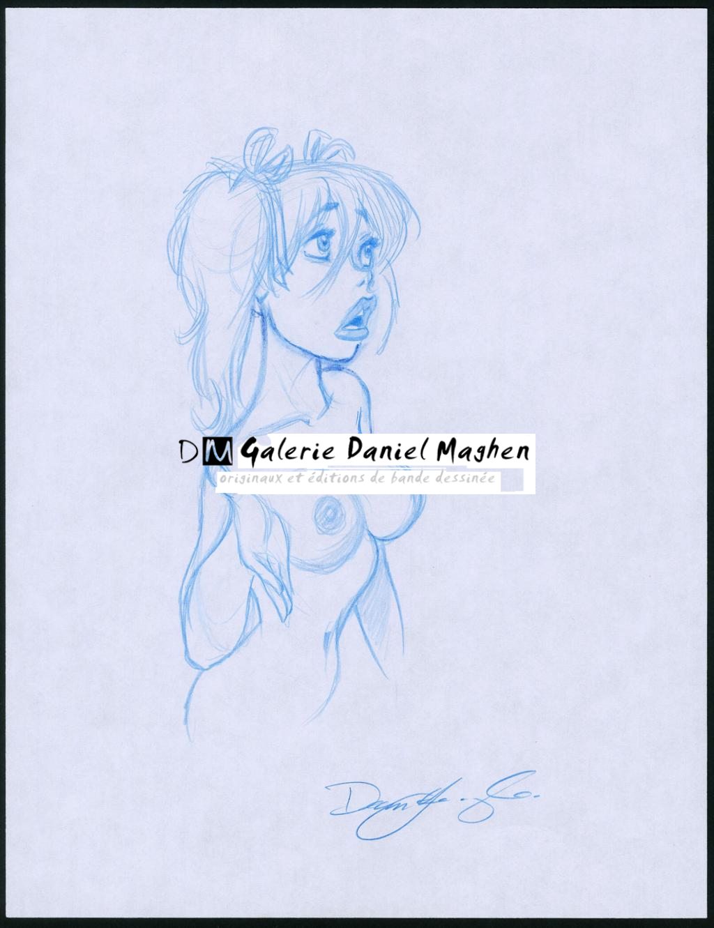 Mandy - Dean Yeagle - Crayon de couleur sur papier - 2900