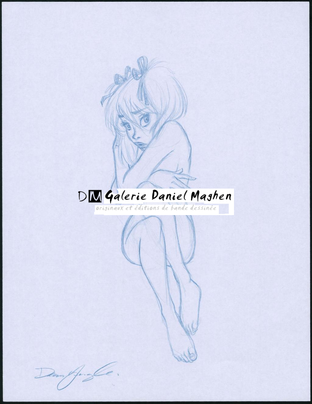 Mandy - Dean Yeagle - Crayon de couleur sur papier - 2901