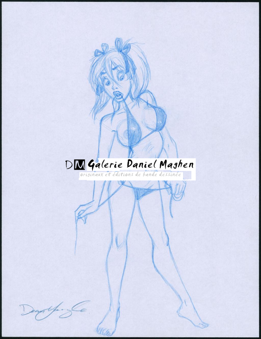 Mandy - Dean Yeagle - Crayon de couleur sur papier - 2902