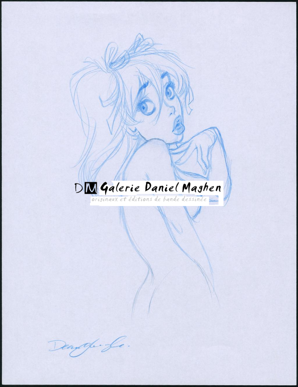 Mandy - Dean Yeagle - Crayon de couleur sur papier - 3536