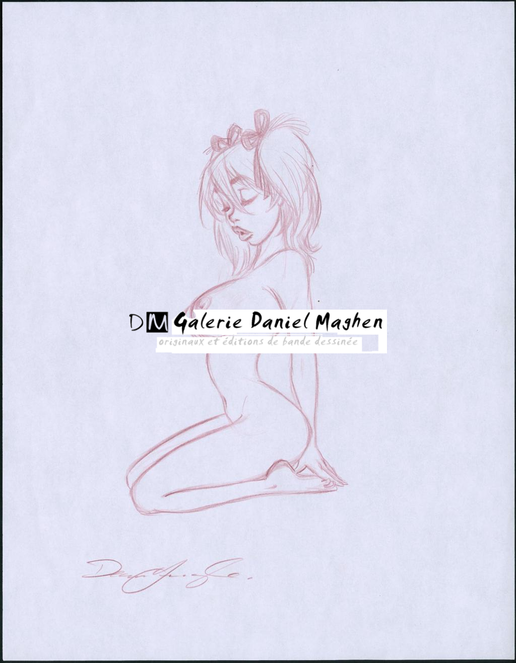 Mandy - Dean Yeagle - Crayon de couleur sur papier - 2903