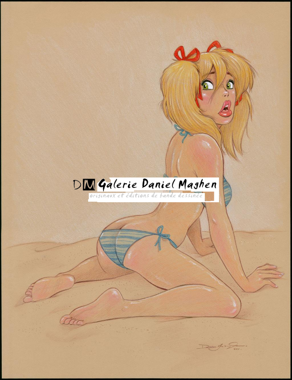 Mandy - Dean Yeagle - Crayon de couleur sur papier - 2905