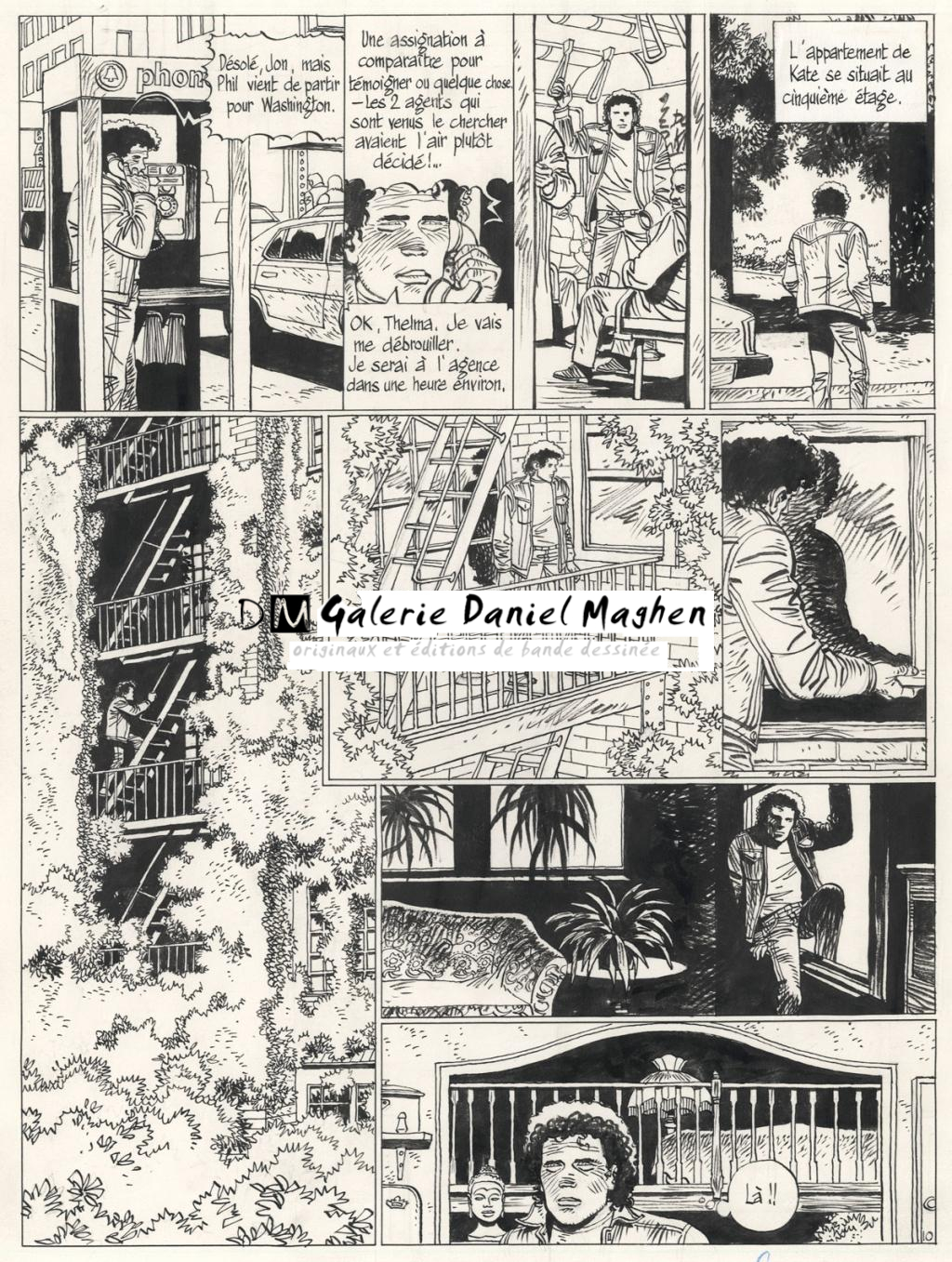 Planche originale - Bernard Cosey - Encre de Chine - 2383