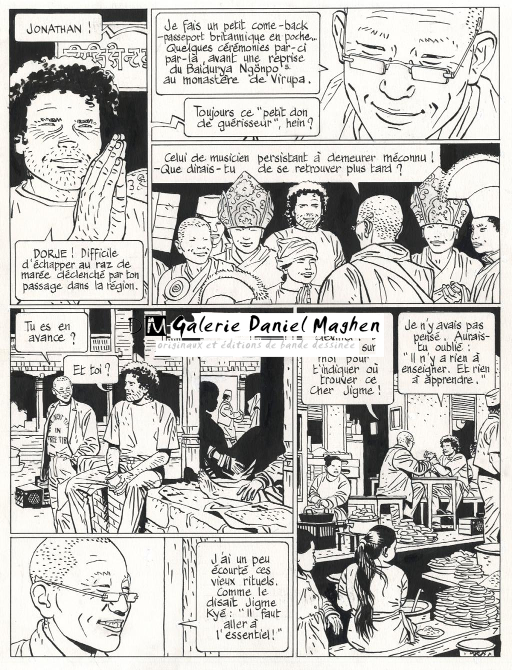 Planche originale - Bernard Cosey - Encre de Chine - 2384