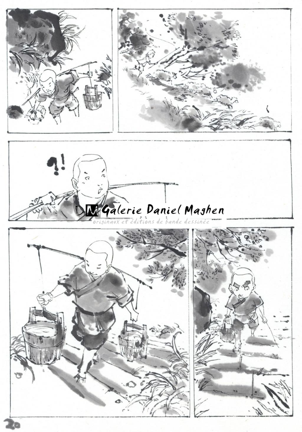 Planche originale - An Ji - Encre de Chine - 2445