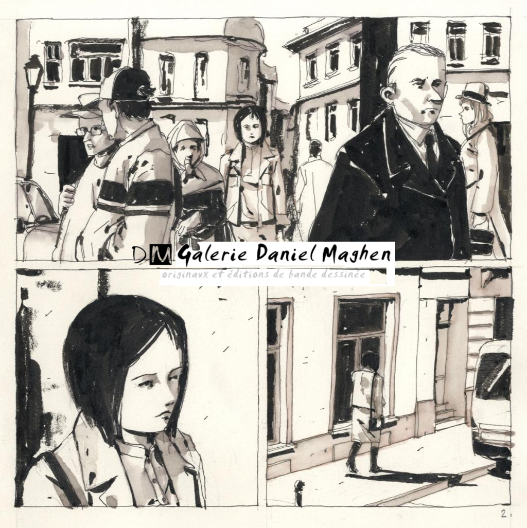 planche originale - Alexis Horellou - Encre de Chine - 2392