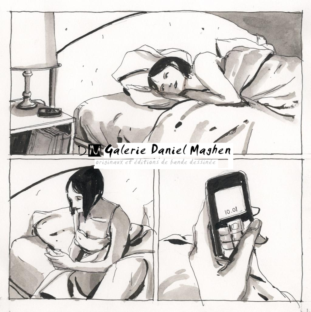 planche originale - Alexis Horellou - Encre de Chine - 2393