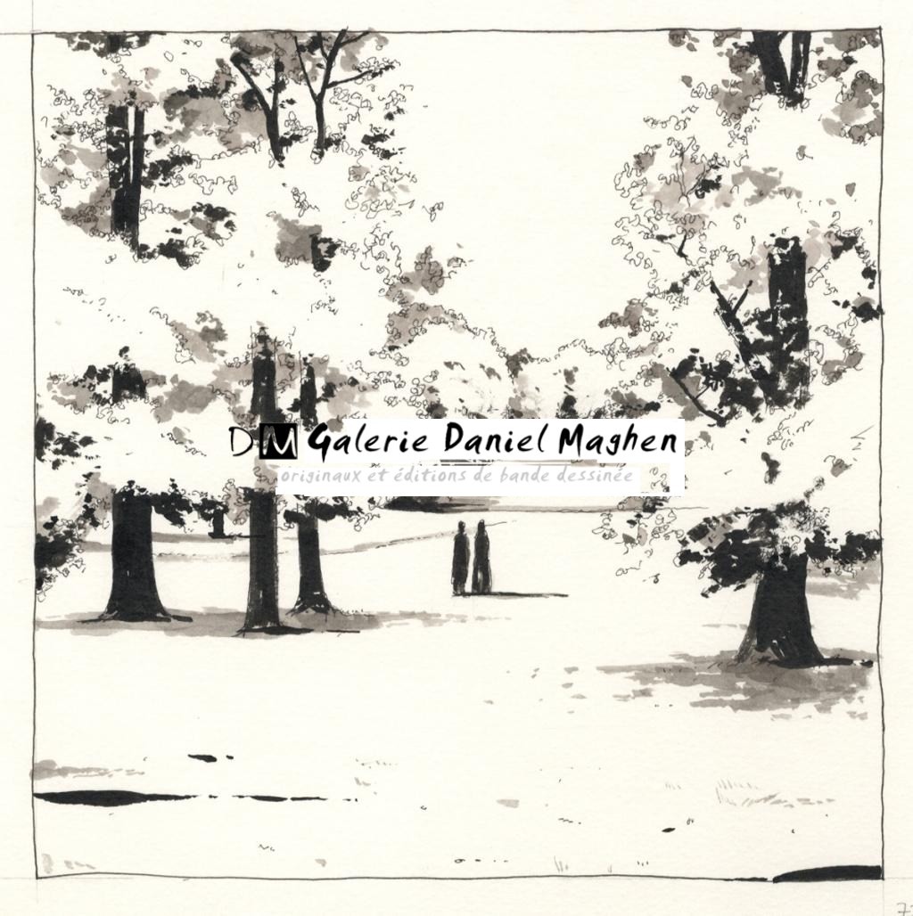 planche originale - Alexis Horellou - Encre de Chine - 2394