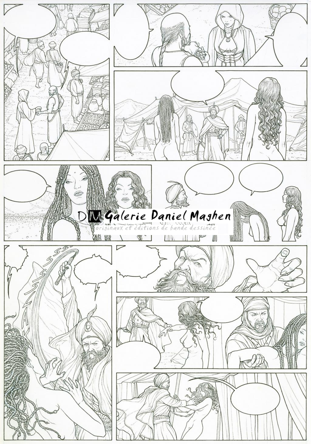 Planche originale - Adriano De Vincentiis - Encre de Chine - 2401